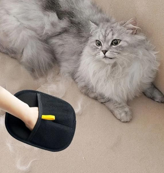 Pet Hair Remover Glove for Dogs & Cats